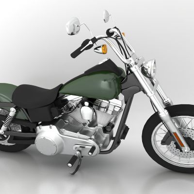现代风格摩托车
