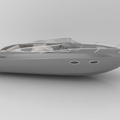 现代风格小船