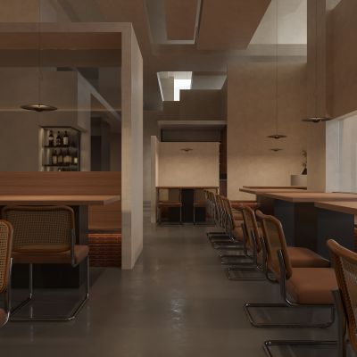 现代侘寂中餐厅