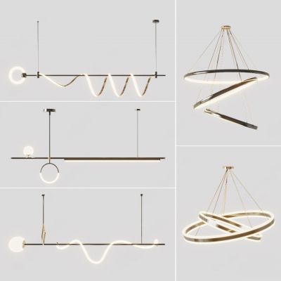 线性吊灯 大厅灯