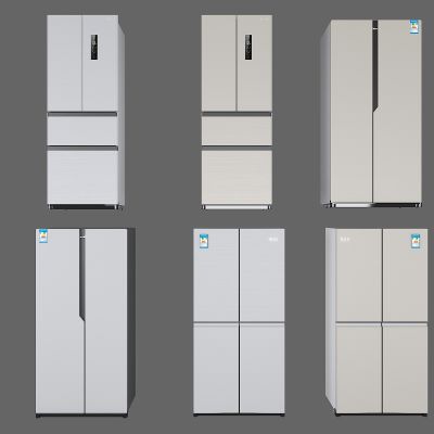 现代单门双门冰箱组合