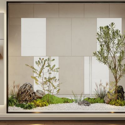 室内植物堆 景观小品