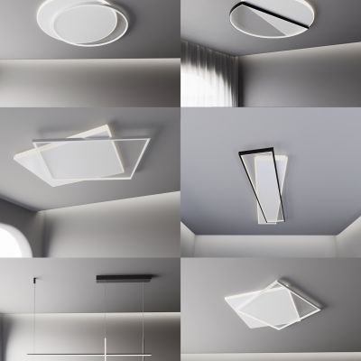 现代吊灯 客厅灯 卧室灯 餐厅灯 灯具组合