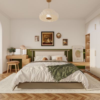 北欧奶油风卧室