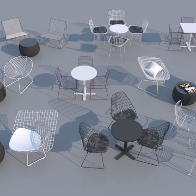 现代风格户外休闲椅