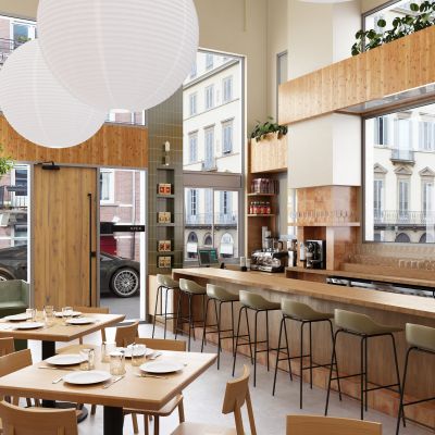 现代风格西餐厅