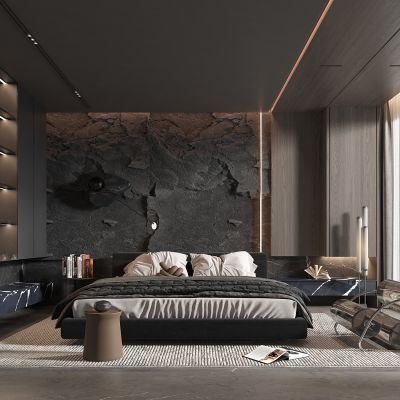 现代简约风格主卧室 父母房