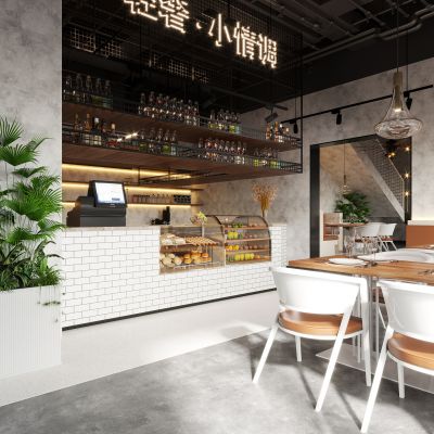 工业风西餐厅