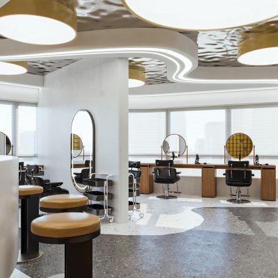 现代奢侈品专卖理发店