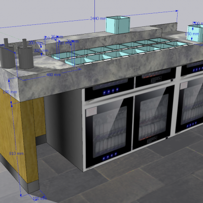 网红咨客SU模型