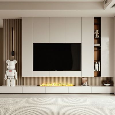 现代电视背景墙