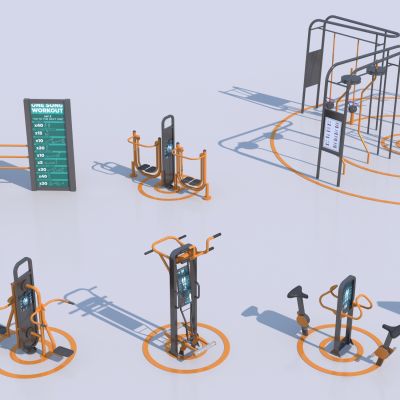 现代智能健身器材