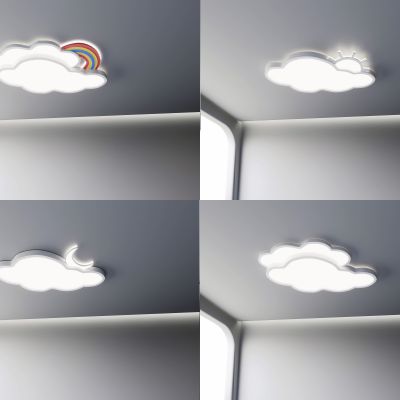 客厅灯 餐厅灯 卧室灯组合 简约时尚 轻奢几何灯