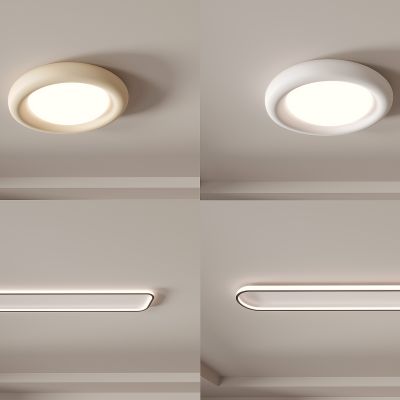 过道灯 走廊灯 卧室灯 简约现代灯具 极简入户 玄关灯 超薄阳台 创意 长条吸顶灯3d模型