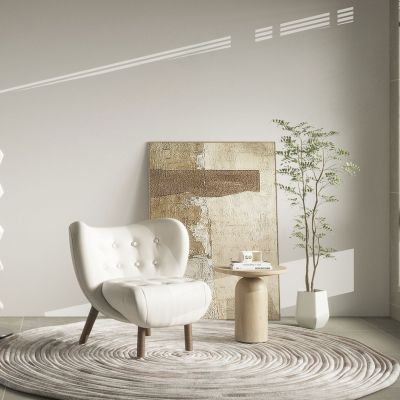 侘寂风休闲椅子