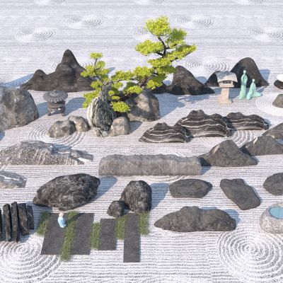 新中式景观石头 假山 