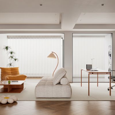 现代简约客厅书房