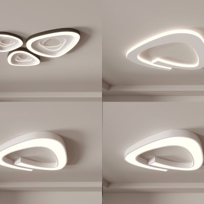 客厅灯吸顶灯 简约现代 大气 主卧室餐厅灯具 极简创意组合