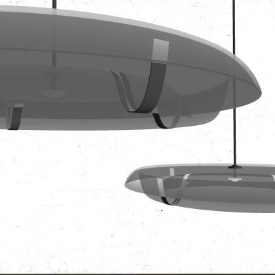 现代圆环形吊灯