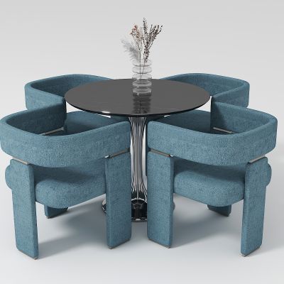 现代洽谈沙桌椅几组合