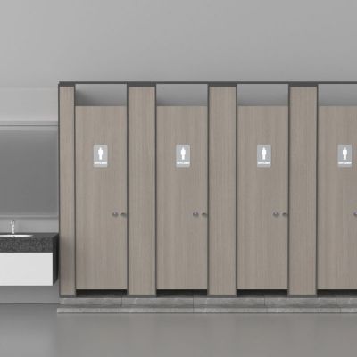 现代公共卫生间