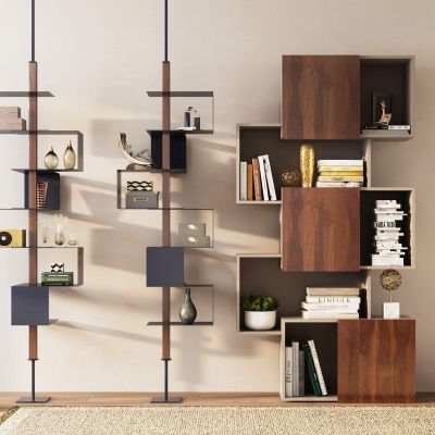 现代异形书柜 书架