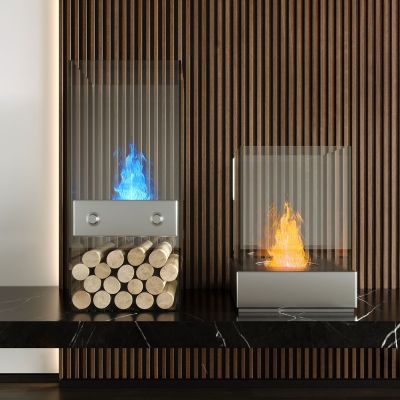 现代壁炉