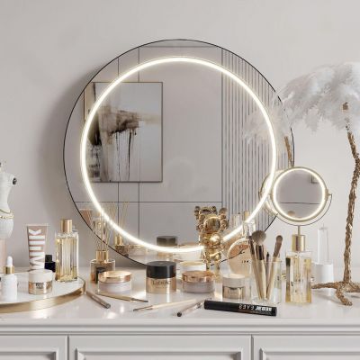 化妆镜 化妆品摆件