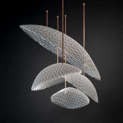 羽毛水晶灯 大堂灯 装饰吊灯