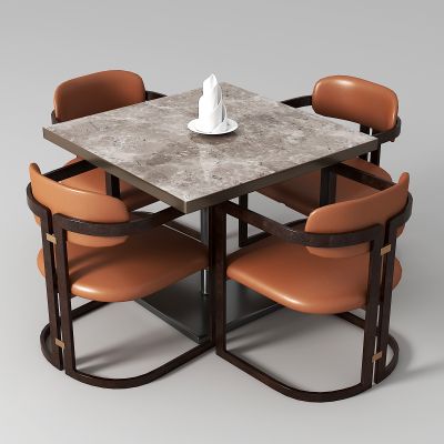 现代餐桌椅组合