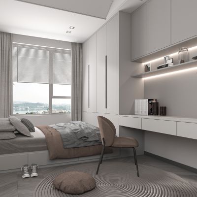 现代榻榻米卧室