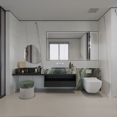 现代卫浴间
