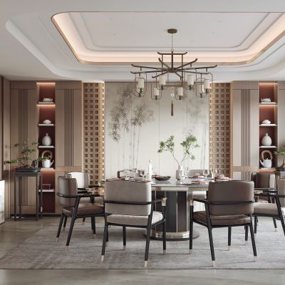 新中式餐厅包间