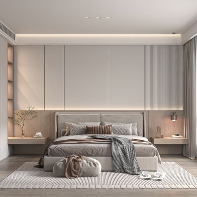 现代卧室
