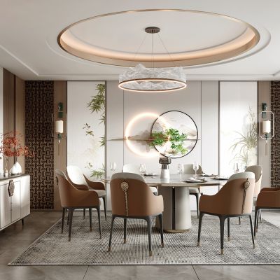 新中式餐厅包间