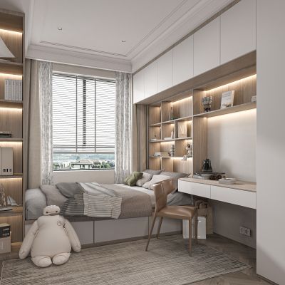 现代榻榻米卧室