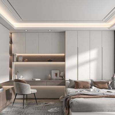 现代榻榻米卧室