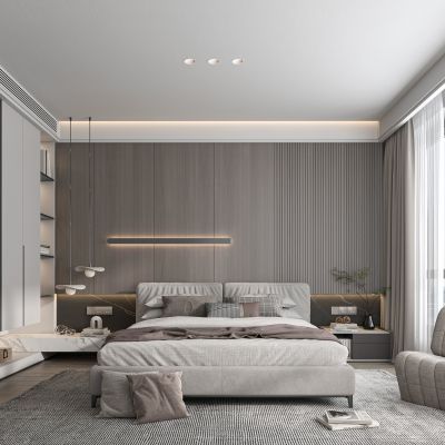 现代卧室