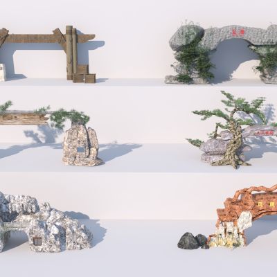 现代景区入口大门