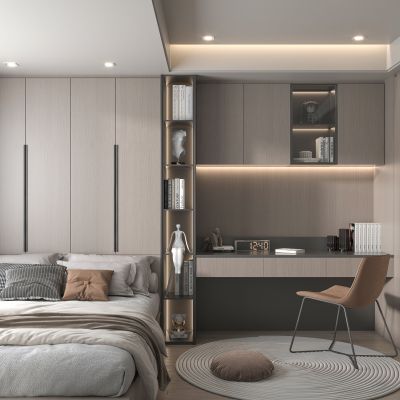 现代榻榻米卧室