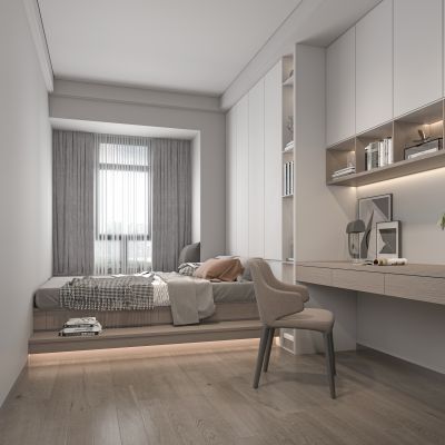 现代榻榻米卧室