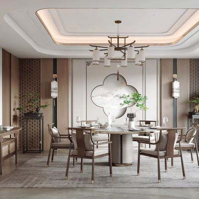 新中式餐厅包间