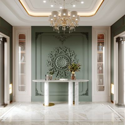 法式玄关，过道