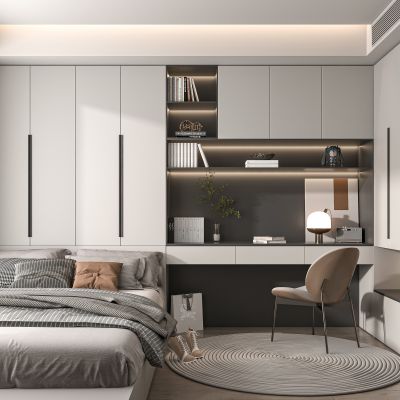 现代榻榻米卧室