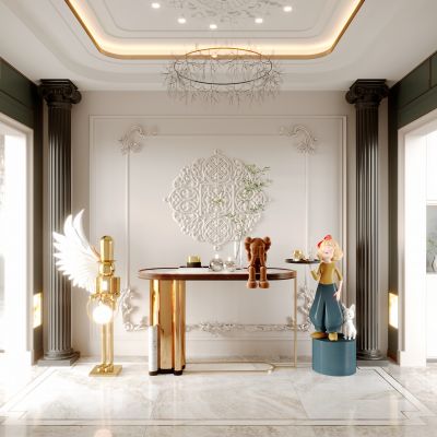 法式玄关，过道