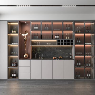 现代酒柜