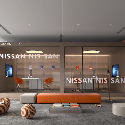 现代办公休闲区