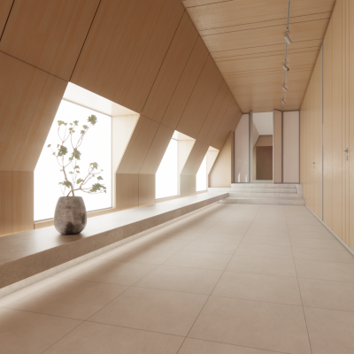 现代风格酒店走廊