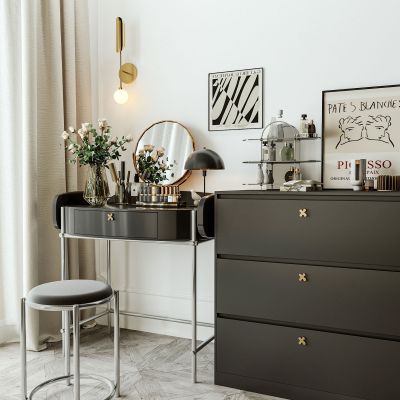 现代妆台妆凳组合