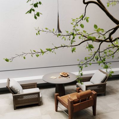 侘寂，休闲椅，木作